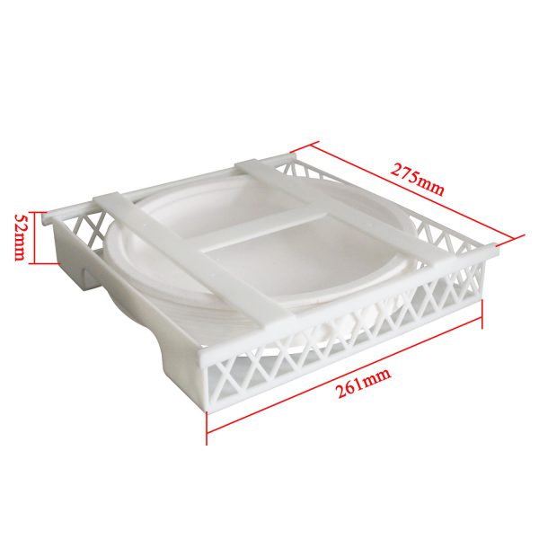 Under Cabinet Paper Plate Holder Dispenser for RV Camping Travel Kitchen Storage Organizer with Self Adhesive Plastic Plate Rack for Counterto Mountable Container Campers Disposable Dishes - Image 6