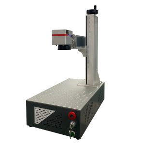 Machine de Marquage-Gravure Laser Industriel pour Métal et Plastique Graveur Laser à Fibre Professionnel avec Tête Galvo CO2 et Miroirs F-Theta pour Bijoux