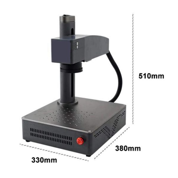 machine de marquage laser industriel pour métal portable graveur laser à fibre pour métal et plastique machine de gravure laser professionnelle galvo co2 tête gravure bijoux f-theta scan mirrors – Image 3