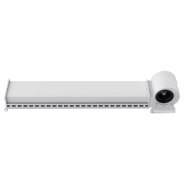 Commercial air curtains for cold rooms, supermarkets and shopping centers - white