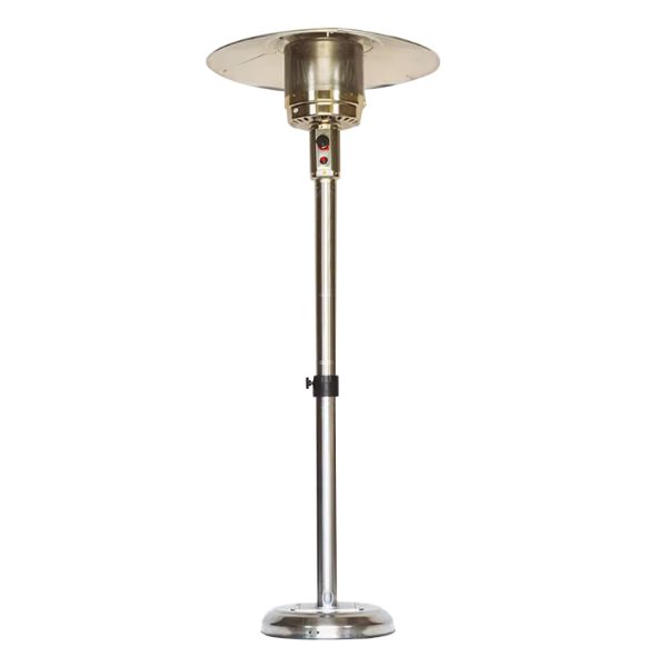 Chauffage extérieur gaz propane parasol chauffant infrarouge portatif professionnel pour terrasse patio jardin foyer extérieur pyramide appareil mobile avec flamme pare étincelles – Image 9