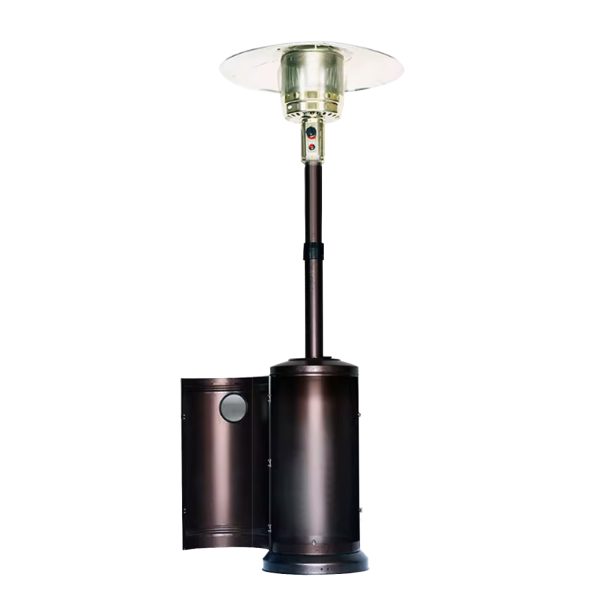 Chauffage extérieur gaz propane parasol chauffant infrarouge portatif professionnel pour terrasse patio jardin foyer extérieur pyramide appareil mobile avec flamme pare étincelles – Image 10