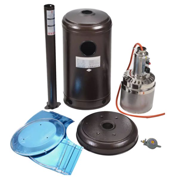 Propane Umbrella Patio Heater for Outdoor Garden Decks Backyard Decks Commercial Stainless Steel LP Gas Heater with Radiant Heat Infrared Height Adjustable Standing Reflector Shield Replacement Parts Burner