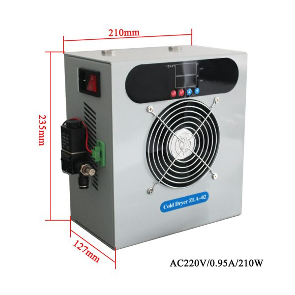 small-refrigerated-compressed-air-dryer-with-water-separator
