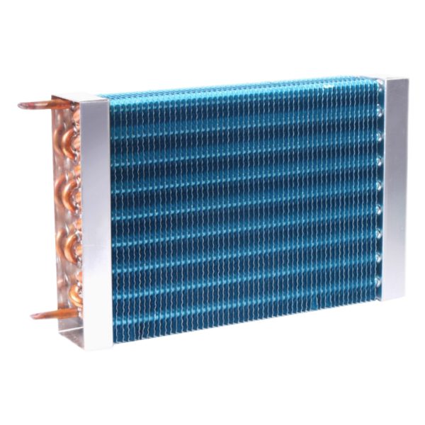 Finned Copper Tube Heat Exchanger for Display Cabinet Cold Storage Fridge Freezer Cooling Condenser Copper Aluminum Coil Evaporator Radiator Fin Cooling System for Water Chiller Air Conditioner hvac sink cooled - Image 2