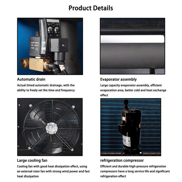 Refrigerated Air Dryer System for Industrial Compressors