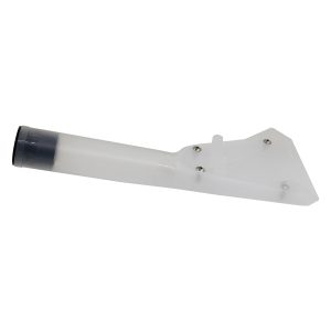 Transparent upholstery spray extraction nozzle squeegee