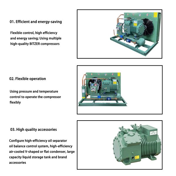 Commercial Refrigerator Condensing Unit for Cold Room