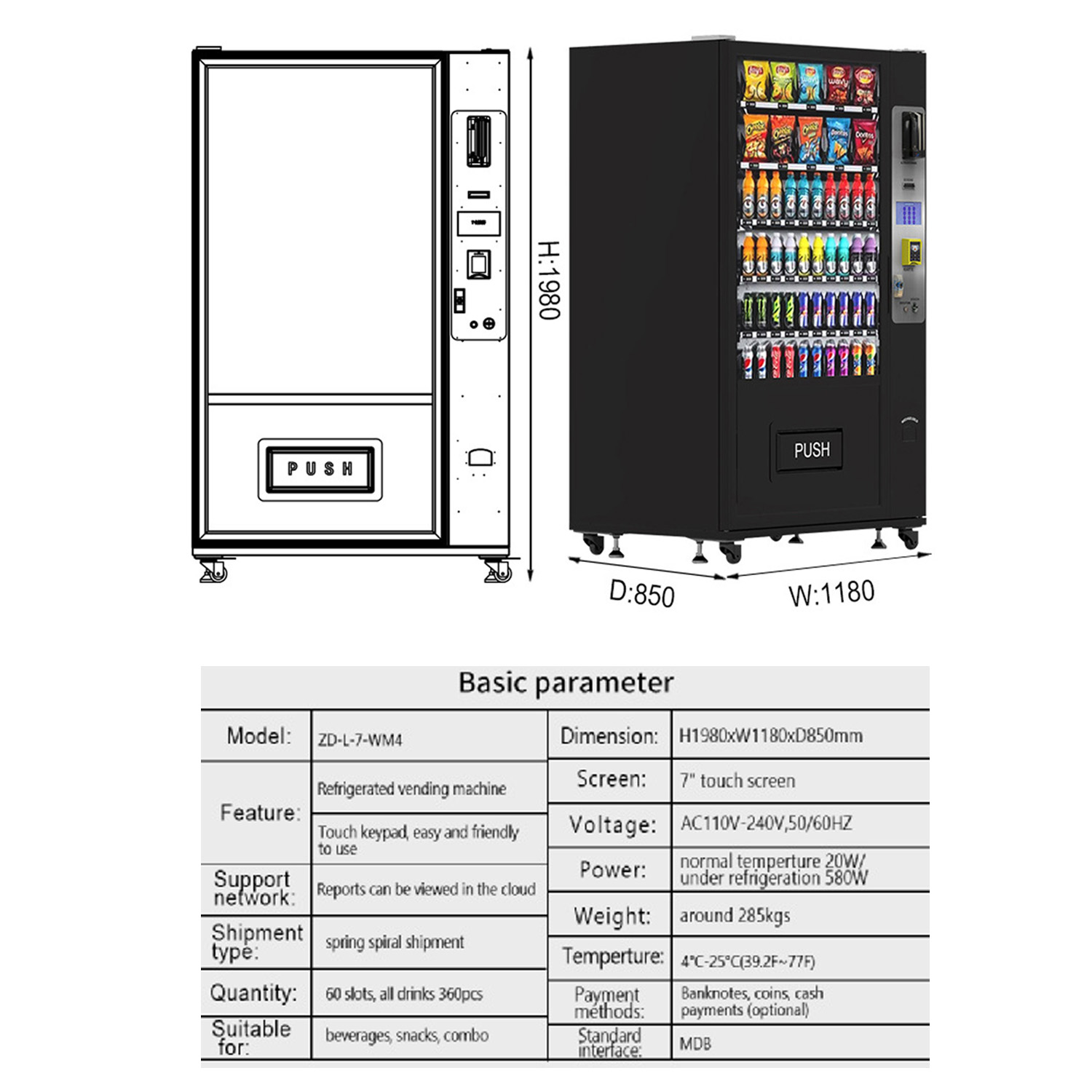 Вендинг Машини за Храна Напитки Автомати за Снек и Закуски