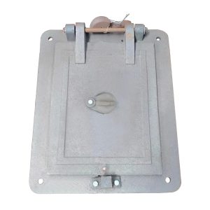 Cast Iron Boiler Door Round Square Arch High Temp Resistant