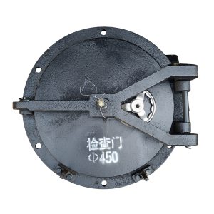 Industrial Cast Iron Boiler Door High Temperature Resistance