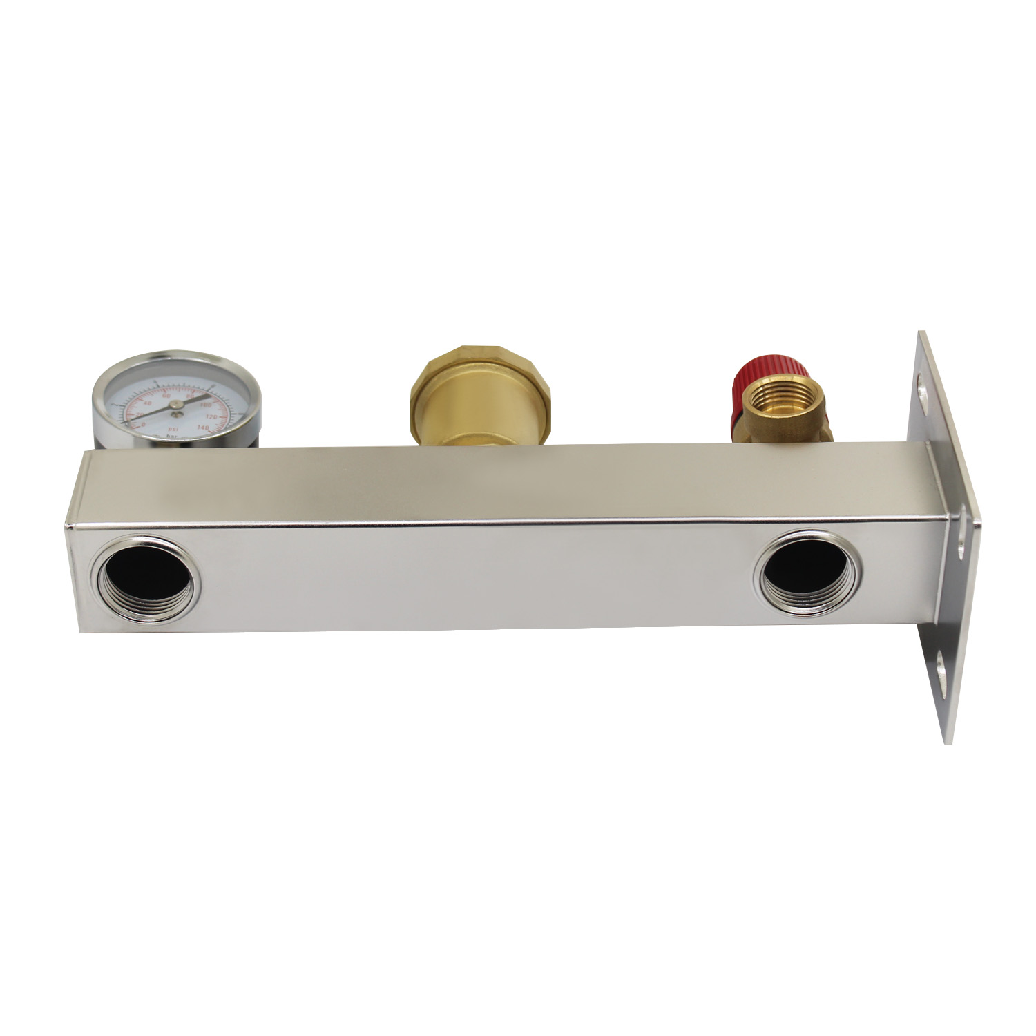 Suport pentru vas de expansiune montat pe perete din oțel inoxidabil cu filet interior pentru vas de expansiune autoclav de fier și rezervor de apă caldă sanitară fixare presiune - imagine 4