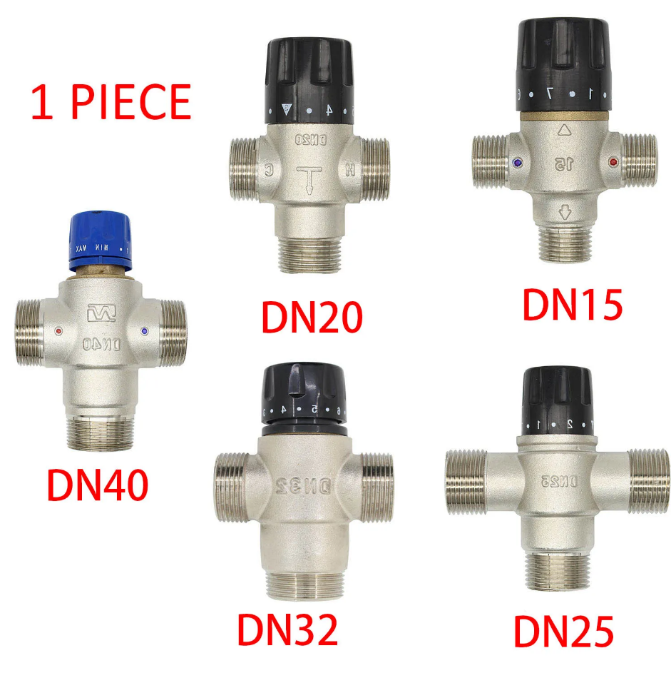 Thermostatic Mixing Valves 1/2 3/4 1 1-1/4 1-1/2 Inch