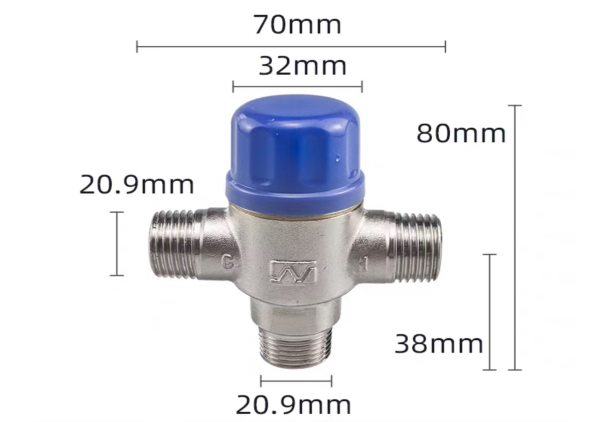 Thermostatic Mixing Valve Shower Mixer DN15 DN20 DN25