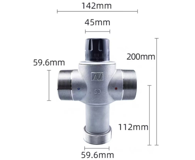 Thermostatic mixing valve shower mixer hot code water DN50 for faucet shower taps kitchen bathtub bath