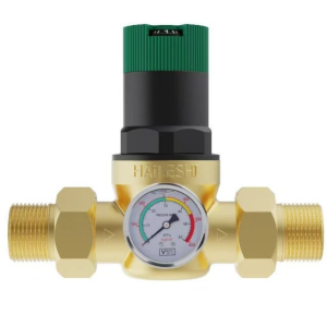 Water Pressure Regulator Valve for Household Tap Water RV Brass Lead-Free Adjustable Water Pressure Reducer DN15 DN20 DN25