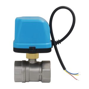 2-way motor ball valve 3-wire - electric ball valve 220V two-way motor valve 1/2 3/4 1 1-1/4 1-1/2 2 inches